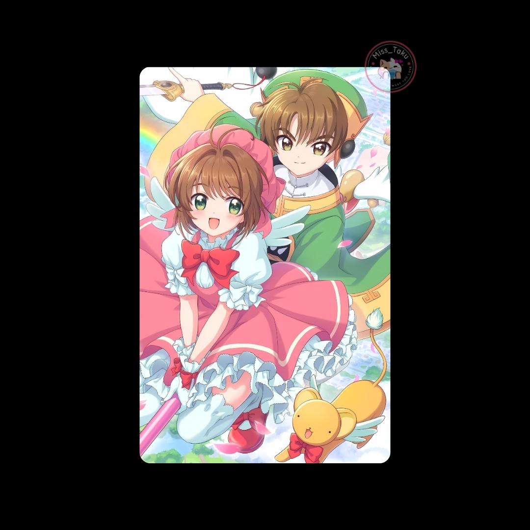 Beautiful Holographic Card Skin Sticker Anime Japan Customized