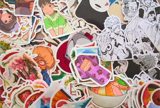 Stickers Japan or Anime Set x 4