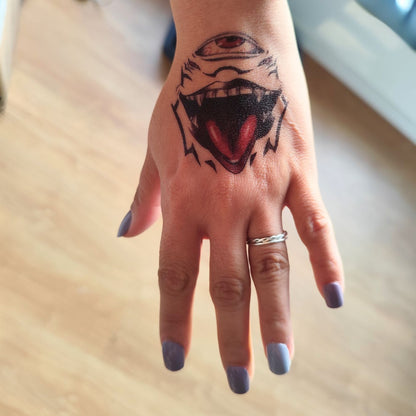 Sukuna Jujutsu Kaisen Inspired Temporary Tattoo