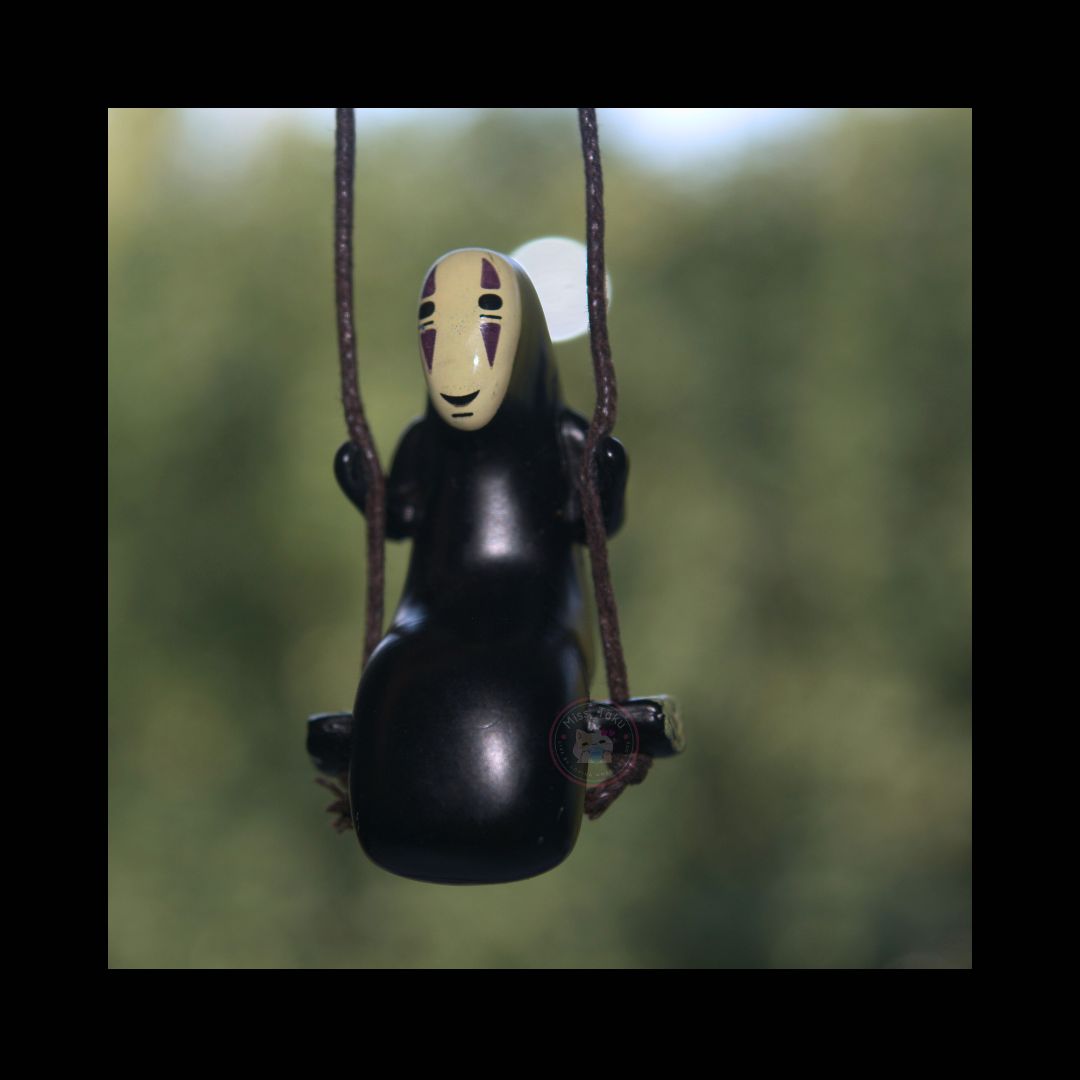 Anime Car Accessories of No Face Man Car Pendant Hanging Swing Inspired