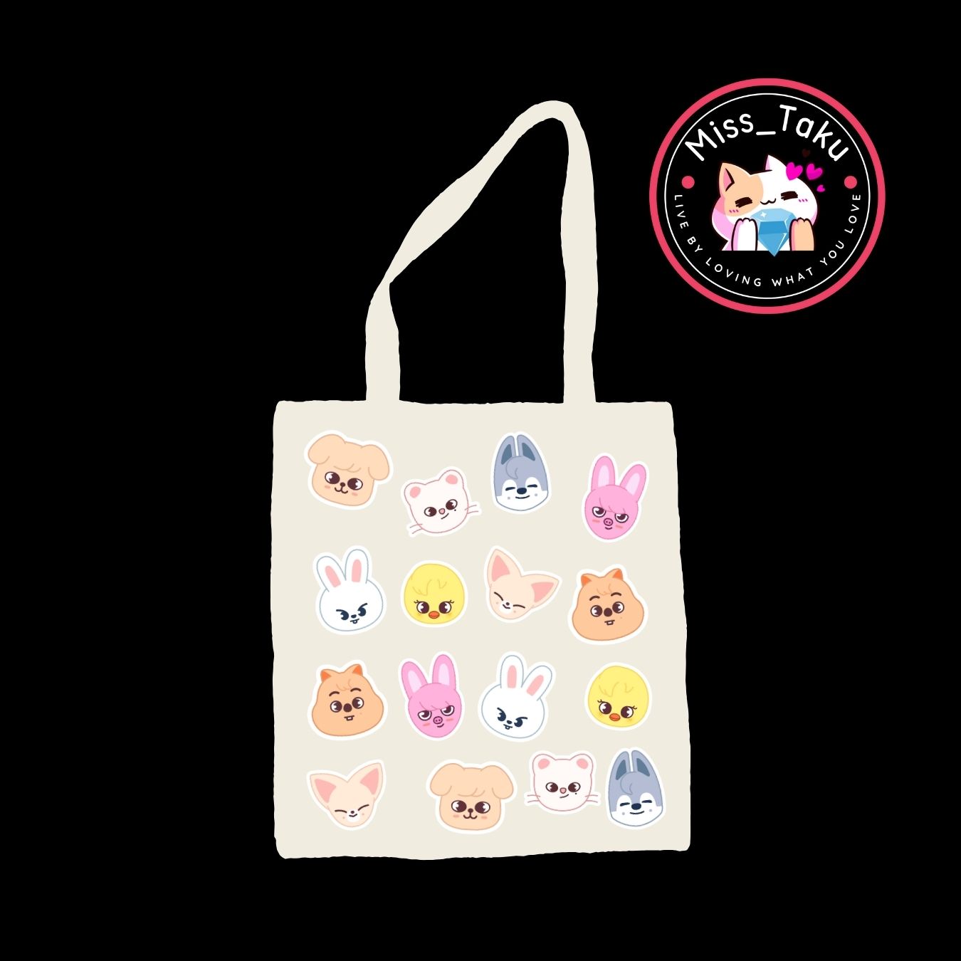 Aesthetic Japanese, Anime, K-pop & BL Tote Bag Art Collection