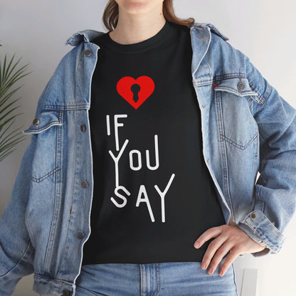 Enhypen Romance Untold If You Say inspired design T-Shirt