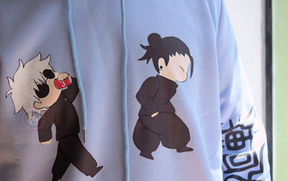 Sweatshirt Jujutsu Kaisen Gojo & Geto Inspired