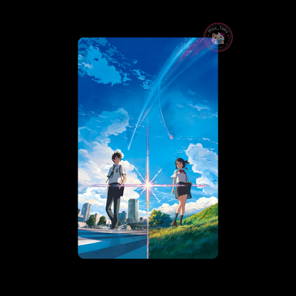 Beautiful Holographic Card Skin Sticker Anime Japan Customized