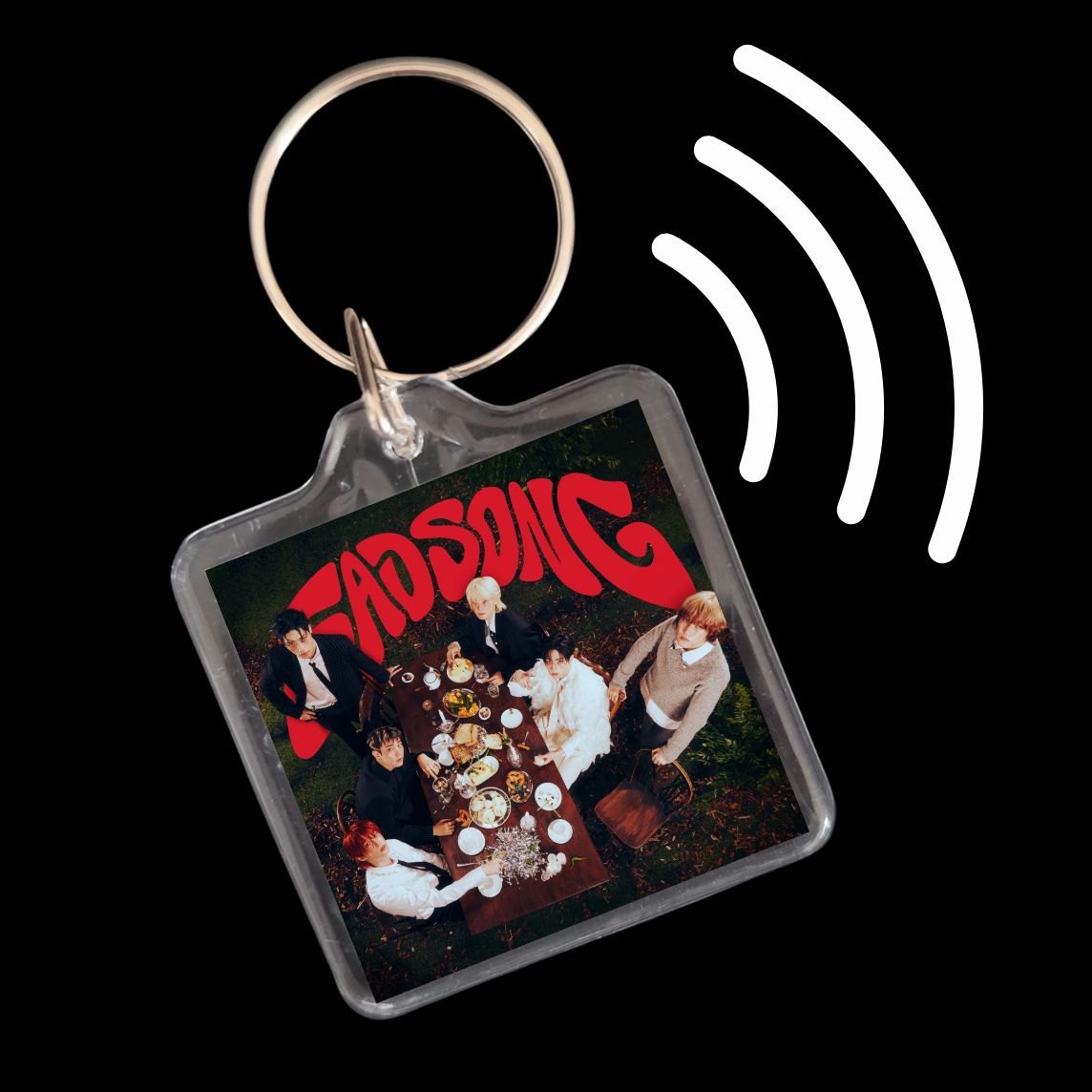 P1harmony Inspired Smart Keyrings Discography for P1ece