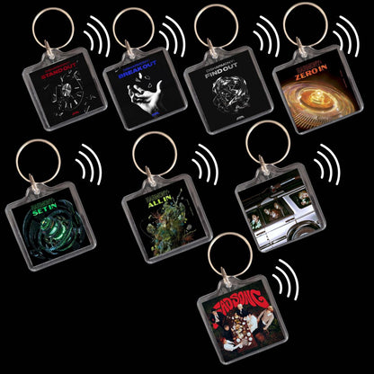 P1harmony Inspired Smart Keyrings Discography for P1ece