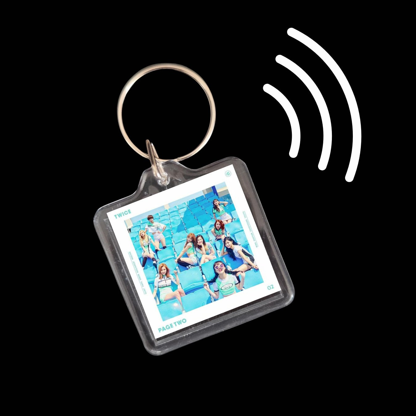 Twice Inspired Smart Keyrings Discography for Once