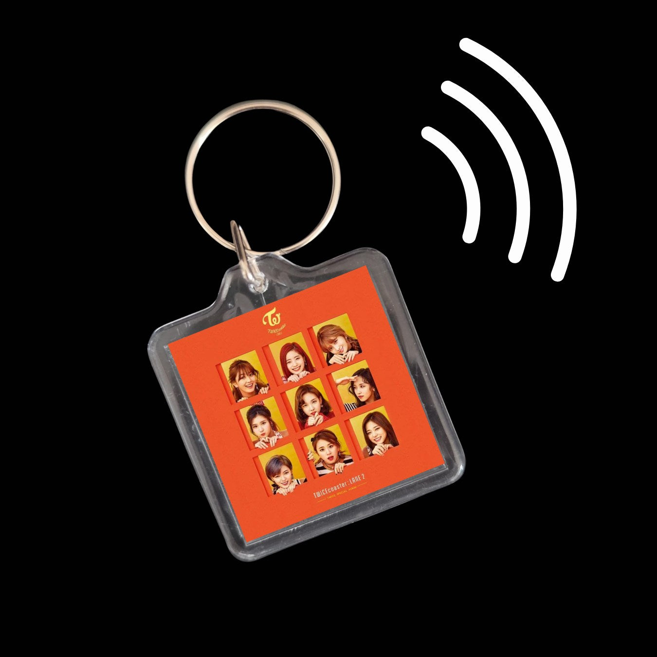 Twice Inspired Smart Keyrings Discography for Once