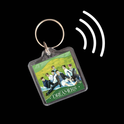 Ateez Inspired Smart Keyrings Discography for Atiny