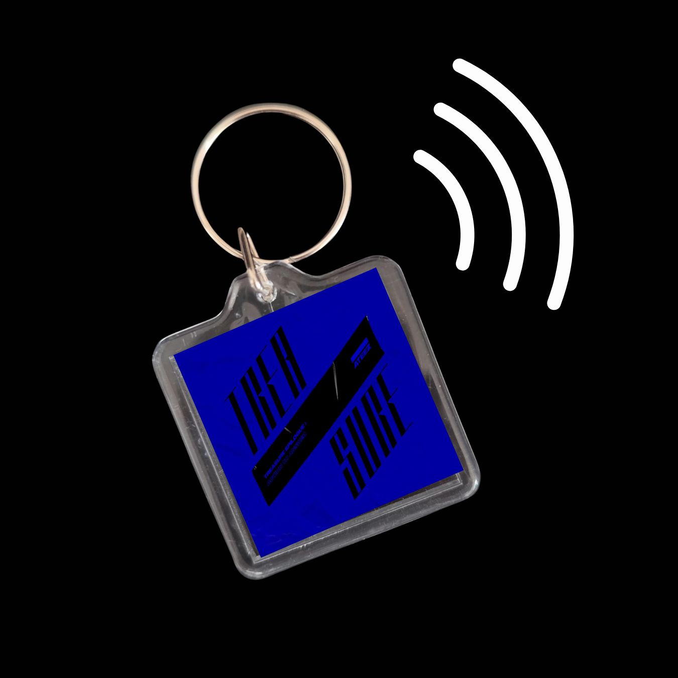 Ateez Inspired Smart Keyrings Discography for Atiny