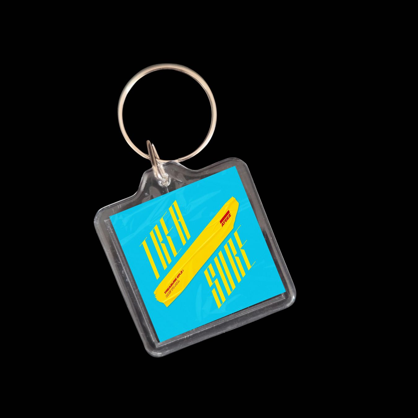 Ateez Inspired Smart Keyrings Discography for Atiny