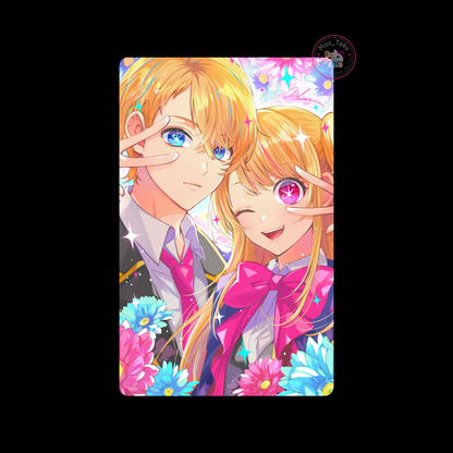 Beautiful Holographic Card Skin Sticker Anime Japan Customized