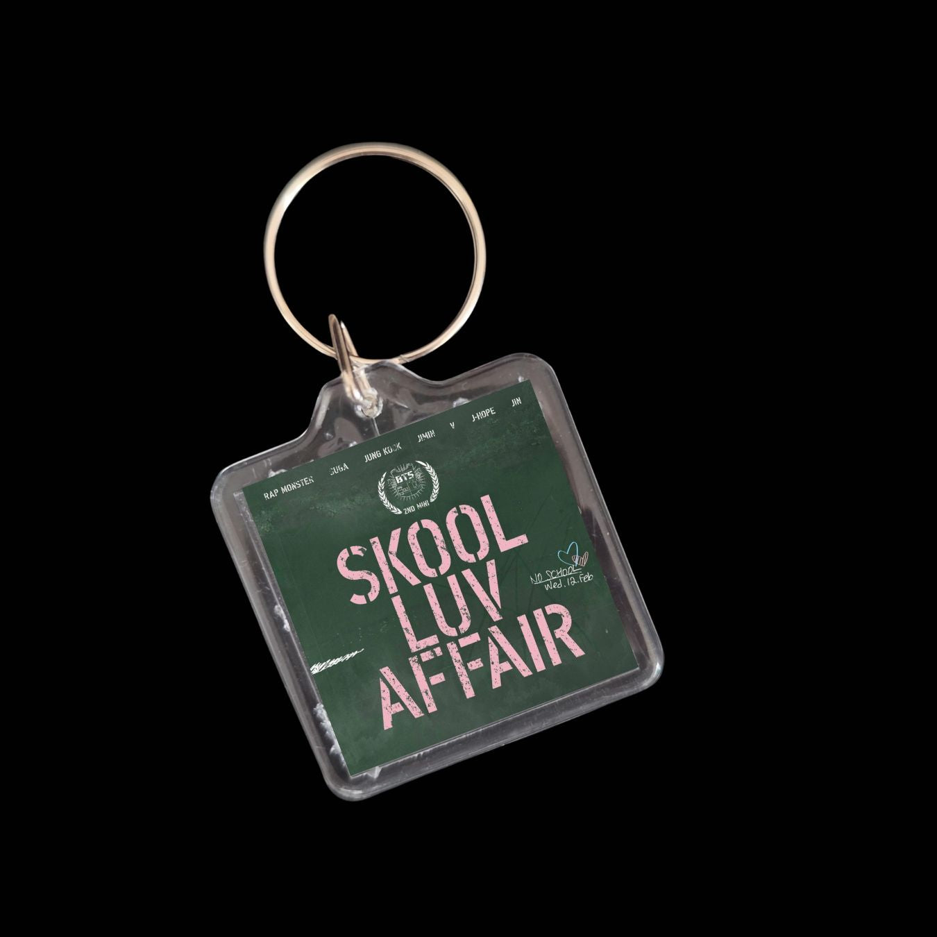 BTS Inspired Smart Keyrings Discography for Army