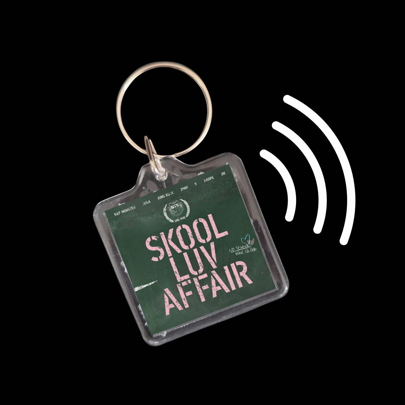 BTS Inspired Smart Keyrings Discography for Army