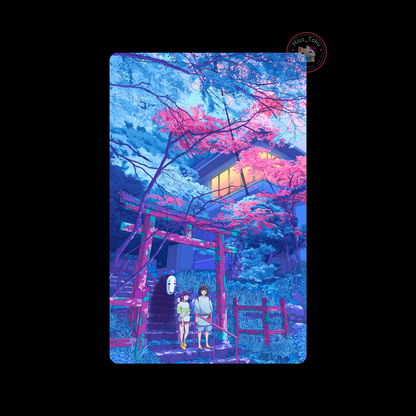 Beautiful Holographic Card Skin Sticker Anime Japan Customized