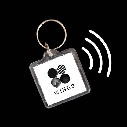 BTS Inspired Smart Keyrings Discography for Army