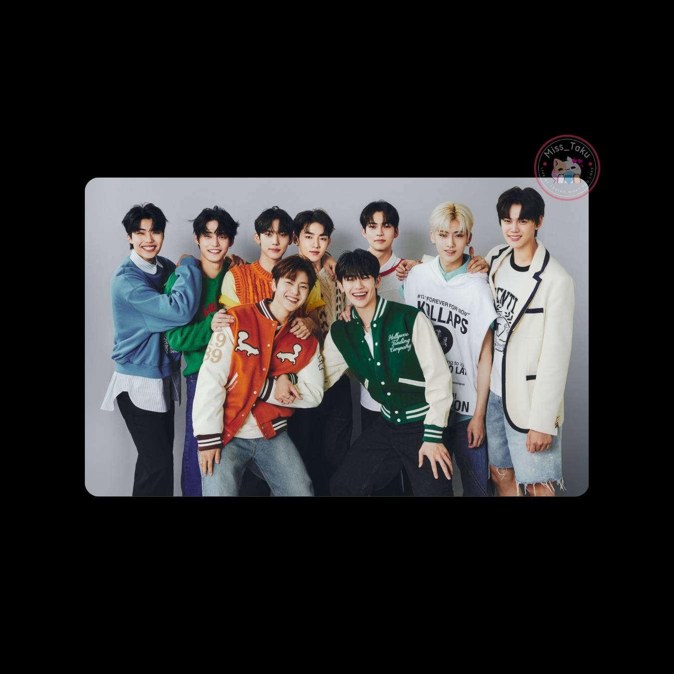 Beautiful Holographic Card Skin Sticker Kpop Customized